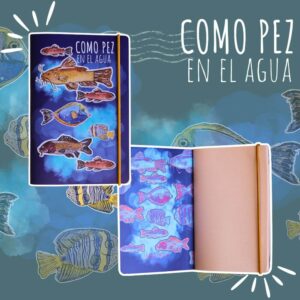 Mini Carnet Poisson dans l'Eau