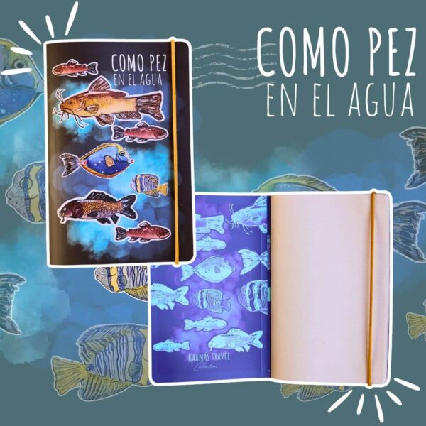 Mini Carnet Poisson dans l'Eau – Image 2