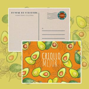 Cartes postales Fruits de Colombie
