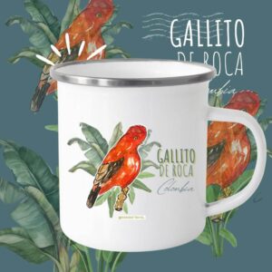 Tasses émaillées Oiseaux de Colombie