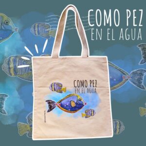 Totebags Poisson dans l'eau