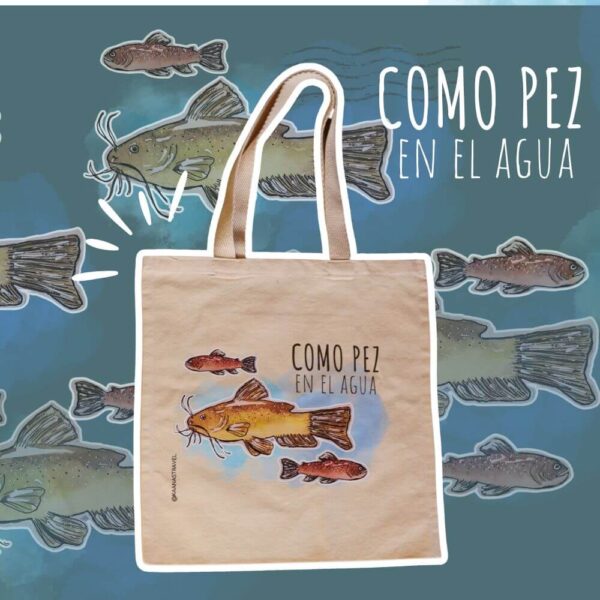Totebags Poisson dans l'eau – Image 2