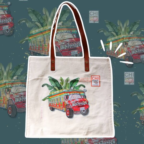 Totebags de Colombie - Cuir & Coton – Image 5