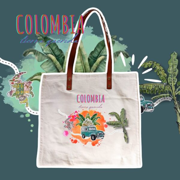 Totebags de Colombie - Cuir & Coton – Image 3