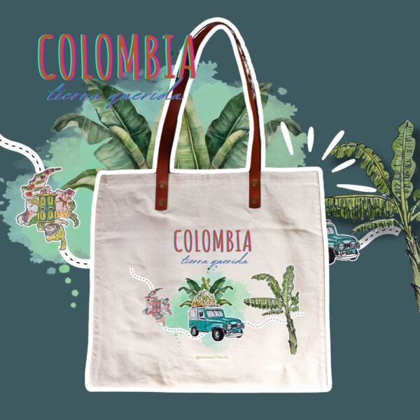 Totebags de Colombie - Cuir & Coton – Image 4