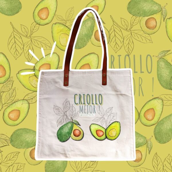 Totebags Fruits de Colombie - Cuir & Coton – Image 10