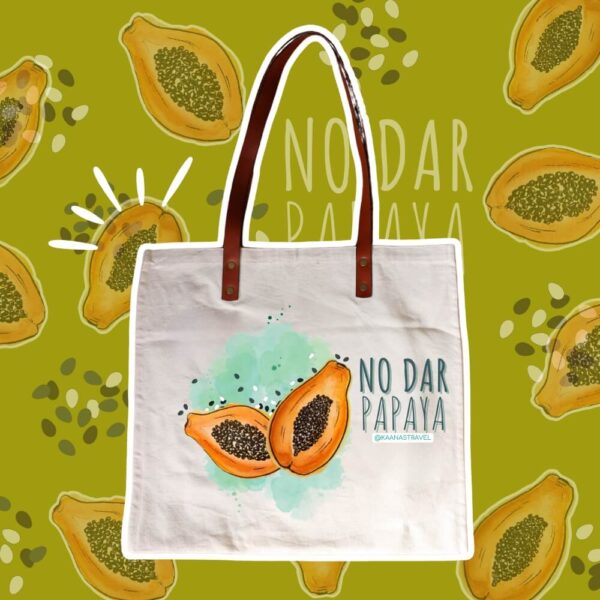 Totebags Fruits de Colombie - Cuir & Coton – Image 3